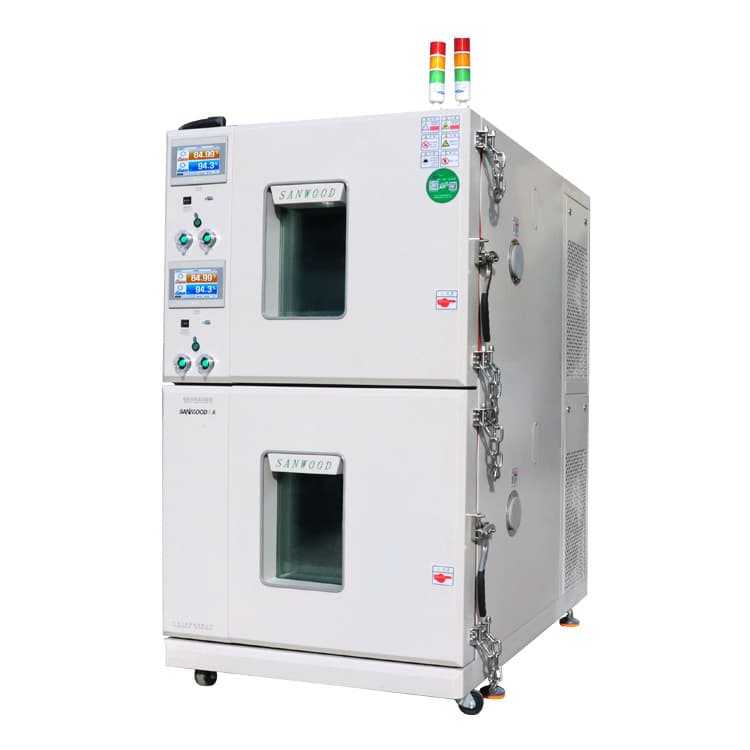 Buồng nhiệt độ thử pin ác quy lớp kép SMC-225CC-FB Double-layer High Low Temperature Battery Test Chamber Buồng nhiệt độ thử pin ác quy lớp kép SMC-225CC-FB Double-layer High Low Temperature Battery Test Chamber